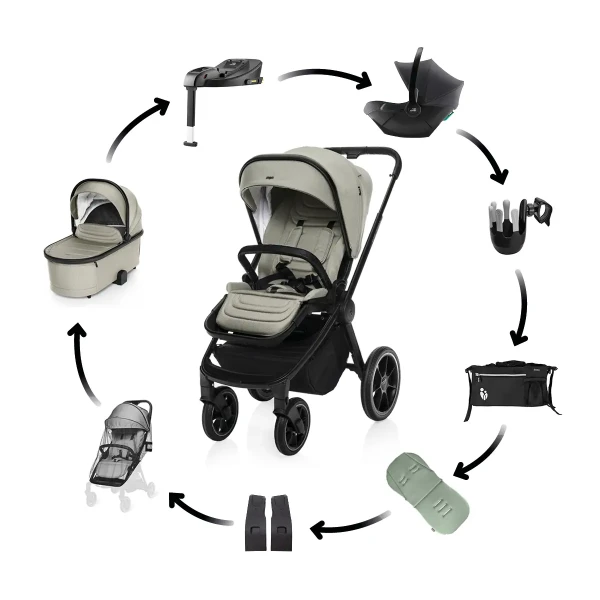 Zopa Maxi set KočíkMove Cross 3, Boss Grey