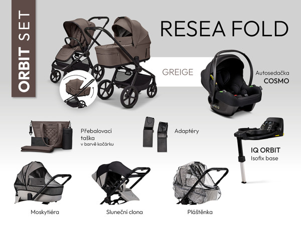 MOON ReSea FOLD ORBIT set - GREIGE