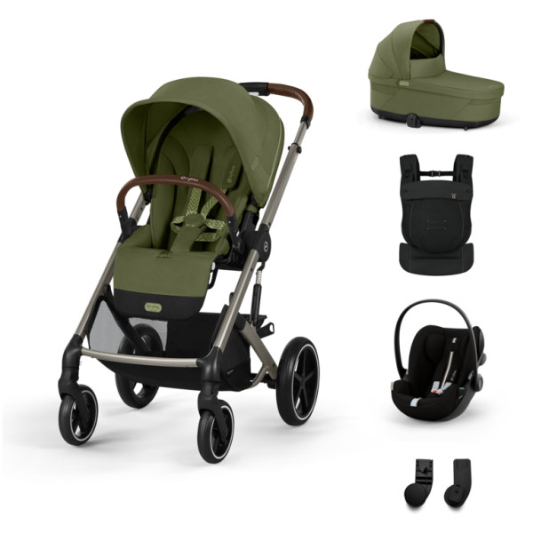 Cybex Gazelle S BUNDLE SET S + nosič AMYA 2026 -  Moss Green - Taupe Rám