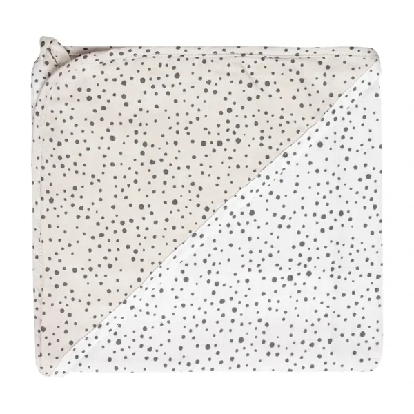 Bébé-Jou Mušelínový uterák s kapucňou bambus Fabulous Dots