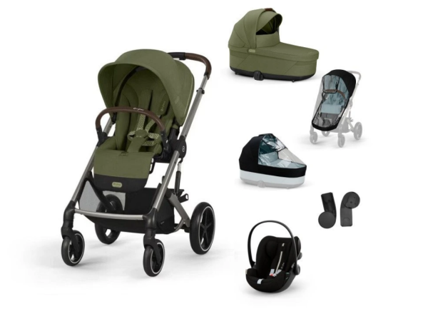 CYBEX Kombinovaný kočík BALIOS S LUX SET L - Moss Green