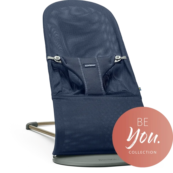 Lehátko Babybjorn Bouncer Bliss Navy blue Mesh kolekce BE YOU