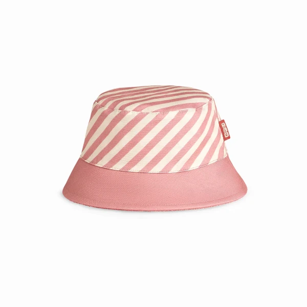 KiETLA obojstranný klobúčik 2-6 rokov Pink Stripe