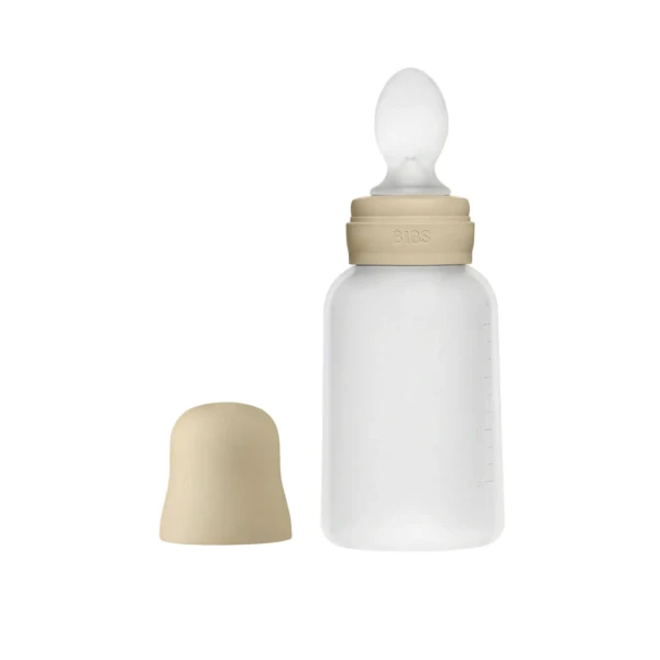 BIBS Squeeze silikónová kapsička s lyžičkou vanilla