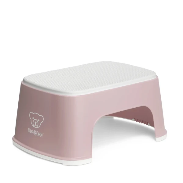 Stupátko Powder Pink/White Babybjorn