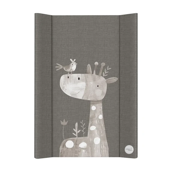 CEBA BABY Podložka prebaľovacia 2-hranná mäkká (50x70) Basic Friendly Giraffe