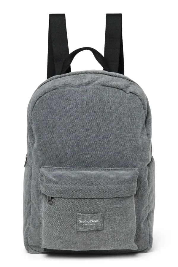 STUDIO NOOS - Denim Midi BACKPACK - batůžek s přední kapsou | Grey