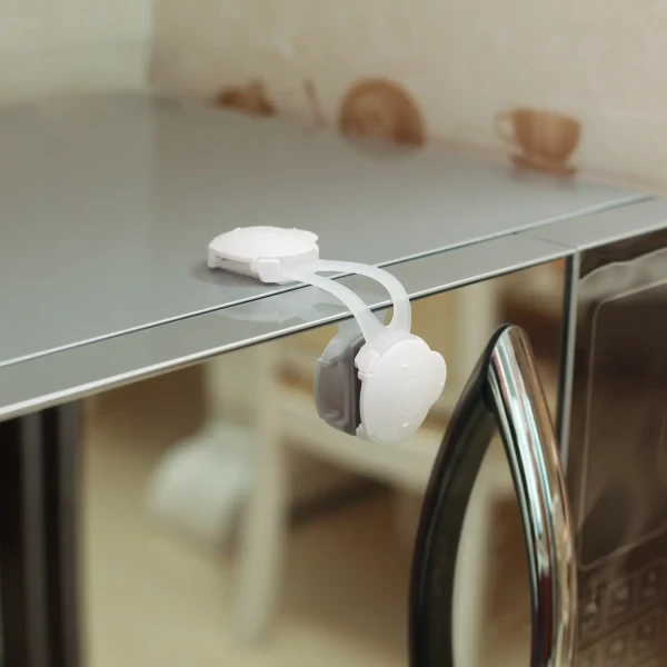 Zopa Mini zámok skriniek ohybný 2ks, white