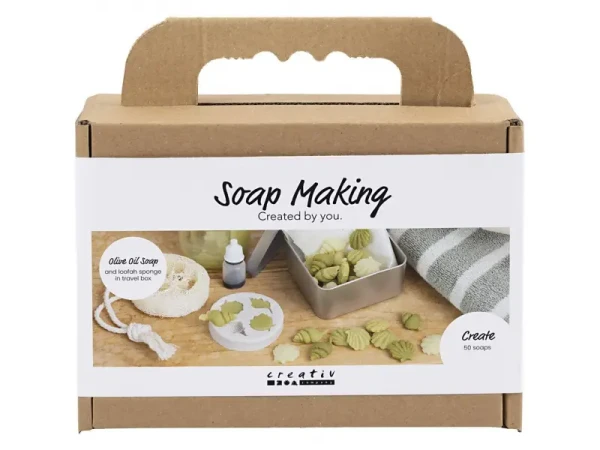 Creativ Company Kreatívna sada výroba mydla Seashells Olive Green