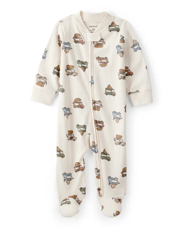 CARTER'S Overal na zips Sleep&Play SNP Food Truck chlapec 6m/veľ.68