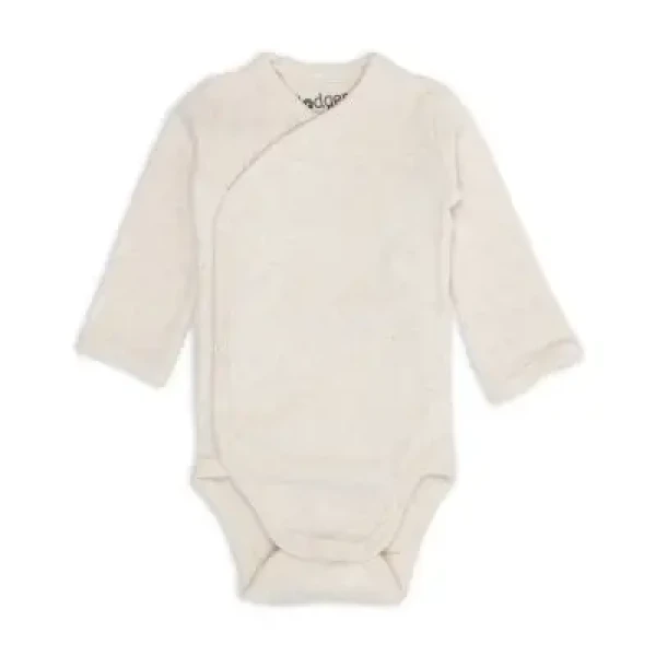 LODGER Body s dlhým rukávom Melange Birch vel. 80