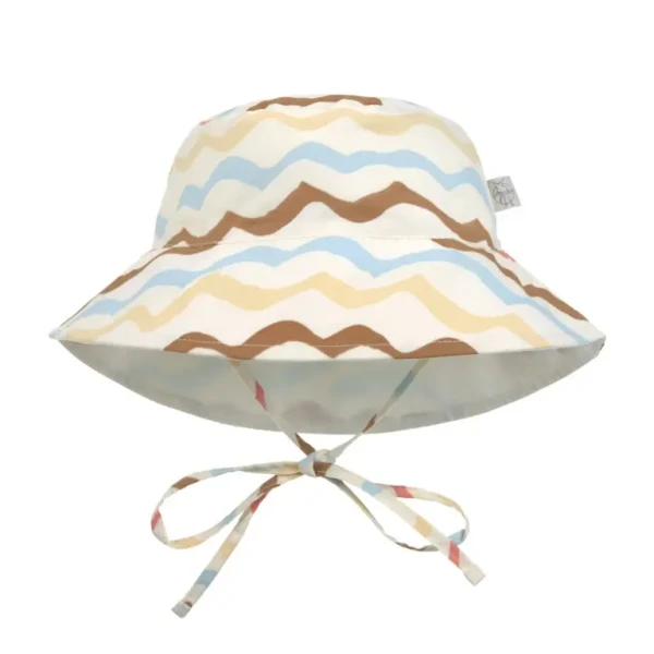 LÄSSIG Sun Protection Bucket Hat waves sea salt 07-18 mo.