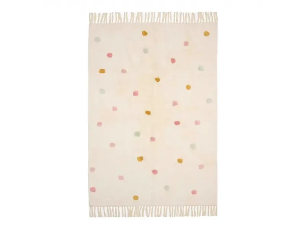 Little Dutch Koberec puntíky Pink 120x170 cm