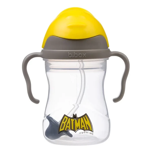 B.BOX Hrnček so slamkou 240 ml - Batman