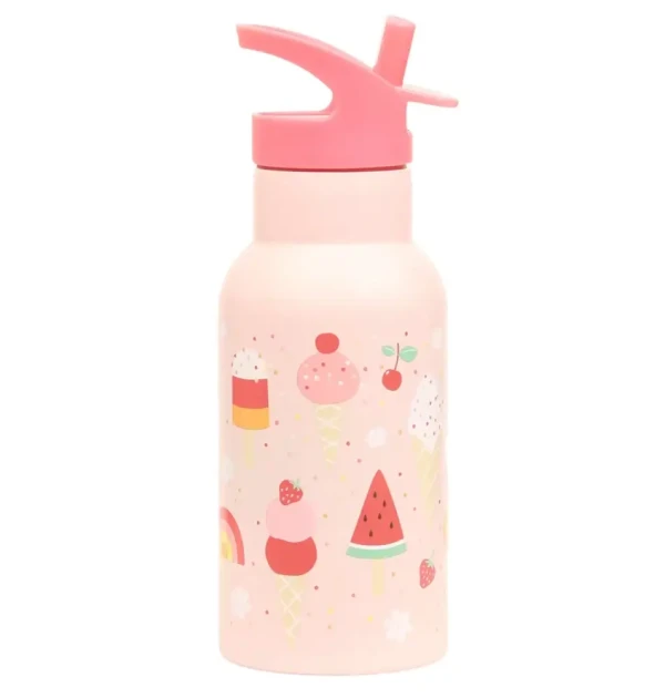 A Little Lovely Company Nerezová fľaša 350ml - Zmrzlina