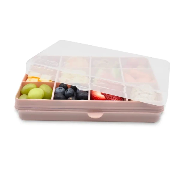 Snackle Box krabička na svačinu 1368 ml - růžová