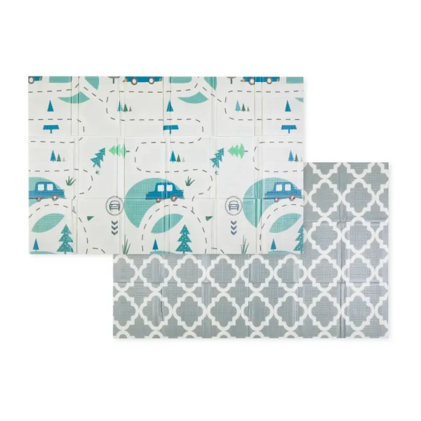 PETITE&MARS Podložka na hranie skladacie Campy L 130x200cm Cars&Arabesca