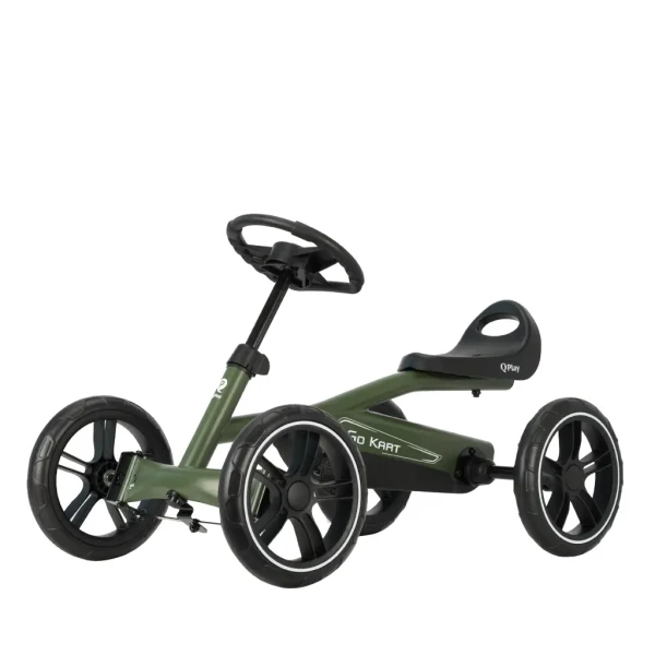 QPLAY Štvorkolka Go Kart Army Green, 3r+