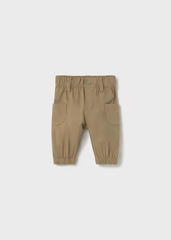 Mayoral Chlapčenské nohavice Layette Boy Camel 18M