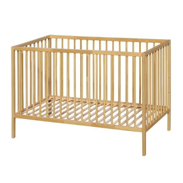 PETITE&MARS Postieľka drevená Nela Beach Wood 120x60 cm