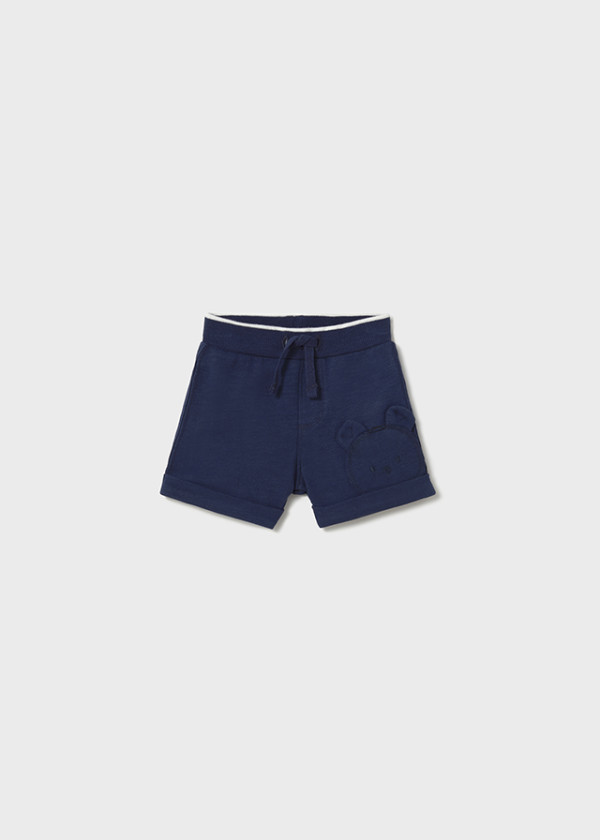 Mayoral Chlapčenské teplákové šortky Layette Boy Navy 18M