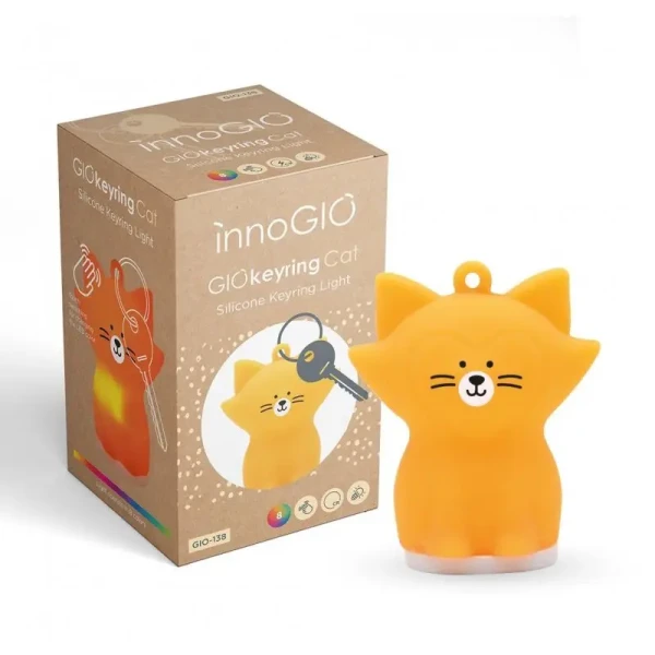innoGIO Silikonový přívěsek GIOkeyring Cat