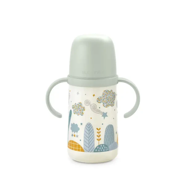 SUAVINEX | DRUHÁ láhev s oušky Dreams 270 ml - zelená