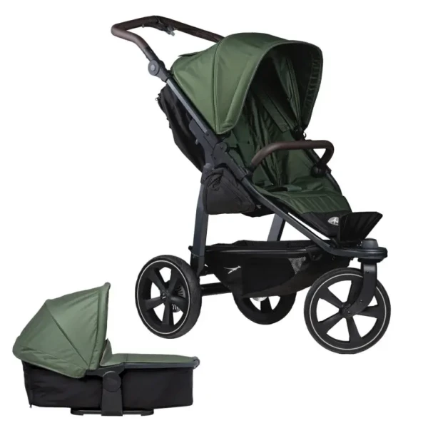 Tfk set Mono2 stroller - air chamber wheel 2024 olive