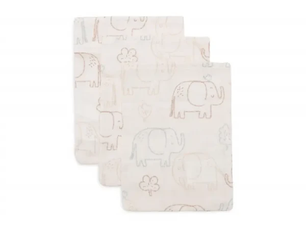 Jollein Žinky 3 ks Elephant Tales