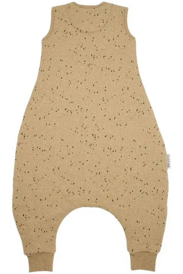 Jumper Rib Mini Spot vel.104 - Toffee melange