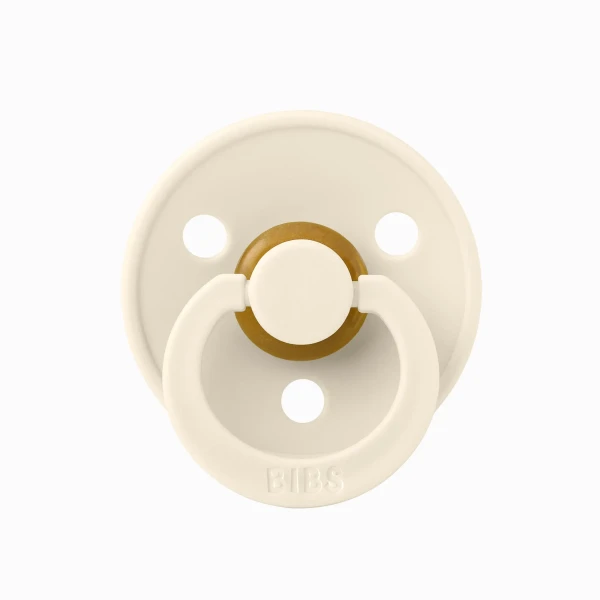 BIBS Colour cumlík z prírodného kaučuku 1ks – veľkosť 1 Ivory