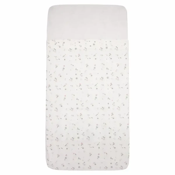Witlof for Kids Prestieradlo so zosilneným lemom Tuck-inn 40x80 cm Vintage Flowers