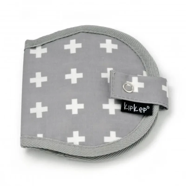 KipKep Pouzdro na vložky do podprsenky NURSERY WALLET Crossy Grey