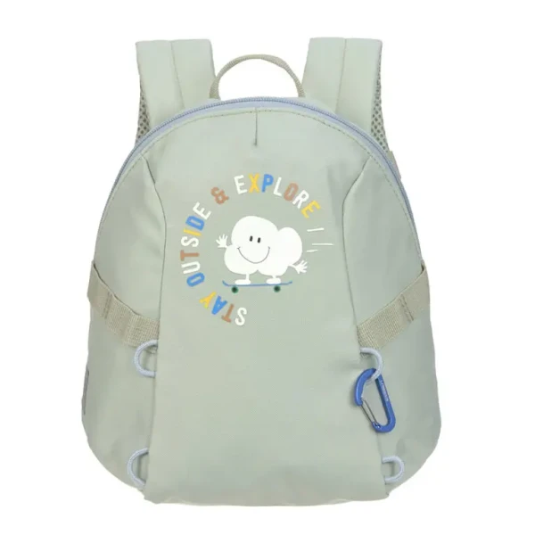 LÄSSIG Tiny Backpack Outdoor Cloud light khaki