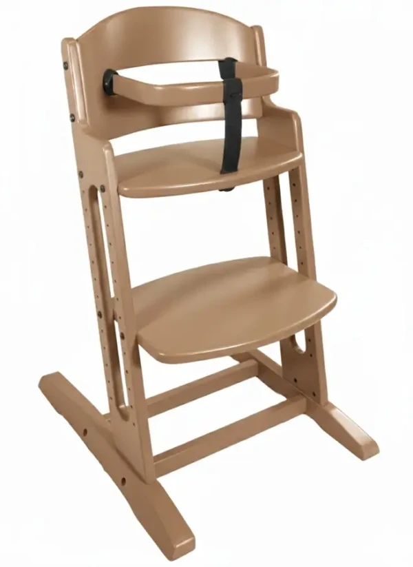 Baby Dan Rastúca drevená stolička BabyDan DanChair Mocca