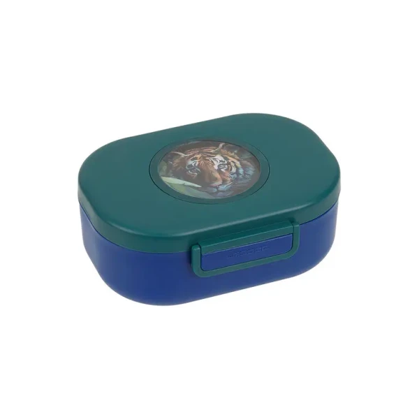 LÄSSIG Box na obed Snack & Style Unique blue/green