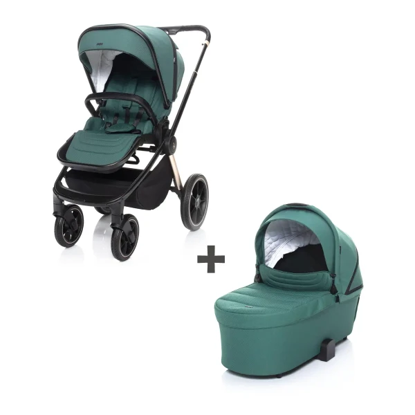 Zopa MOVE Cross 2 kočárek + XL hl. korba zdarma, Antique Green/Gold