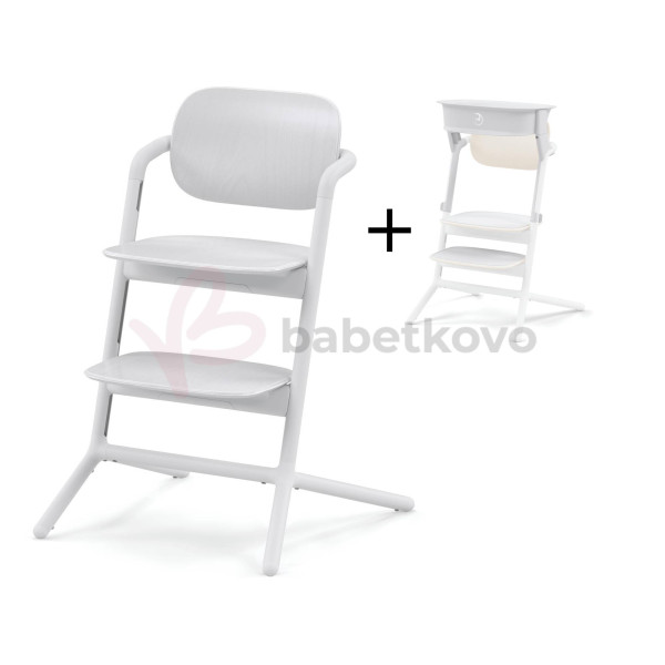 CYBEX LEMO Židle All White + učící věž