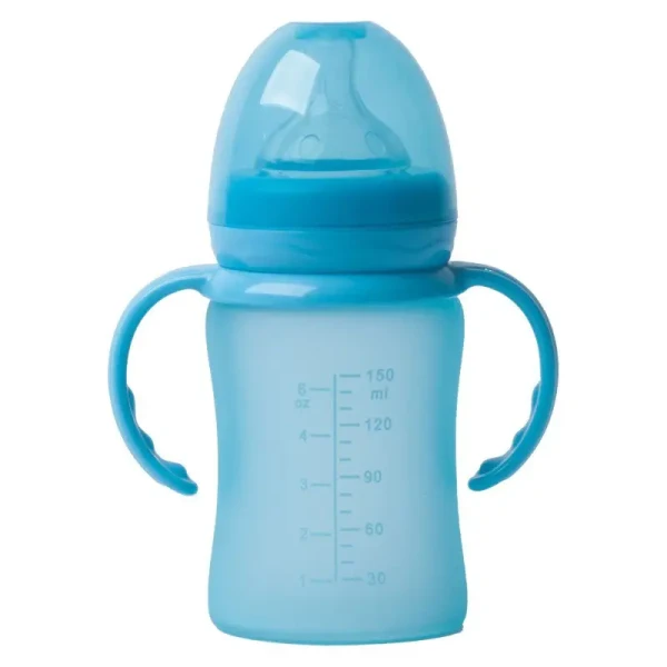 BO Jungle Skleněná láhev s úchyty B-Thermo 150ml Turquoise