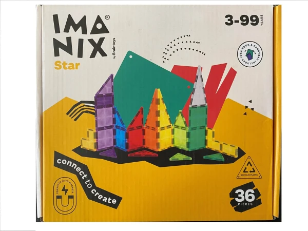 IMANIX MAGNETICKÁ STAVEBNICA IMASTAR- 36 KUSOV