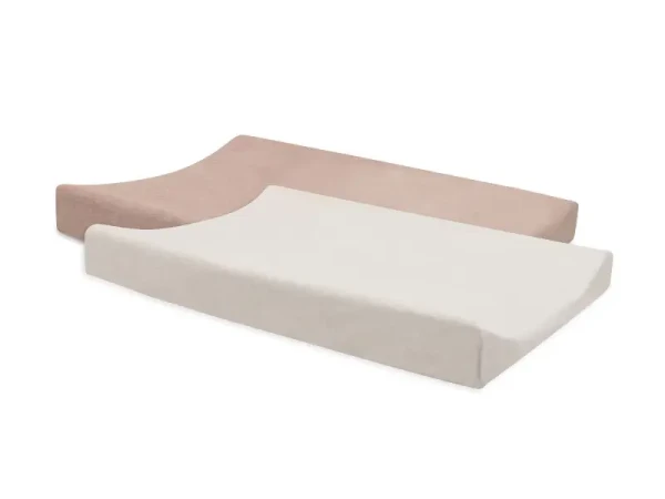 Jollein Potah na přebalovací podložku 50x70cm 2 ks froté Wild Rose/Ivory