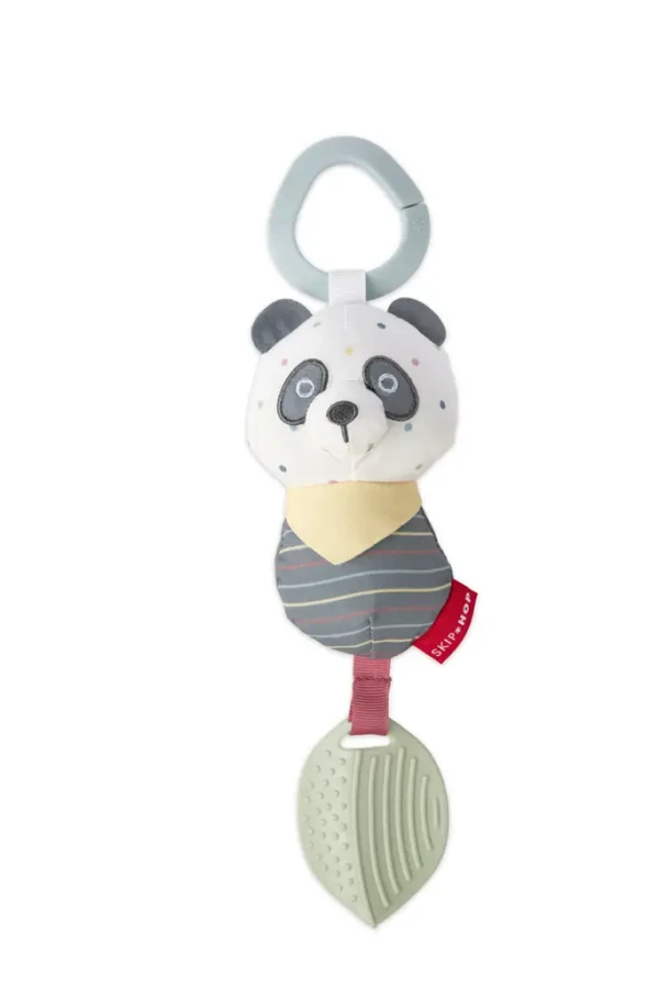 SKIP HOP Hračka závesná s hryzátkom Bandana Buddies Panda 0m+