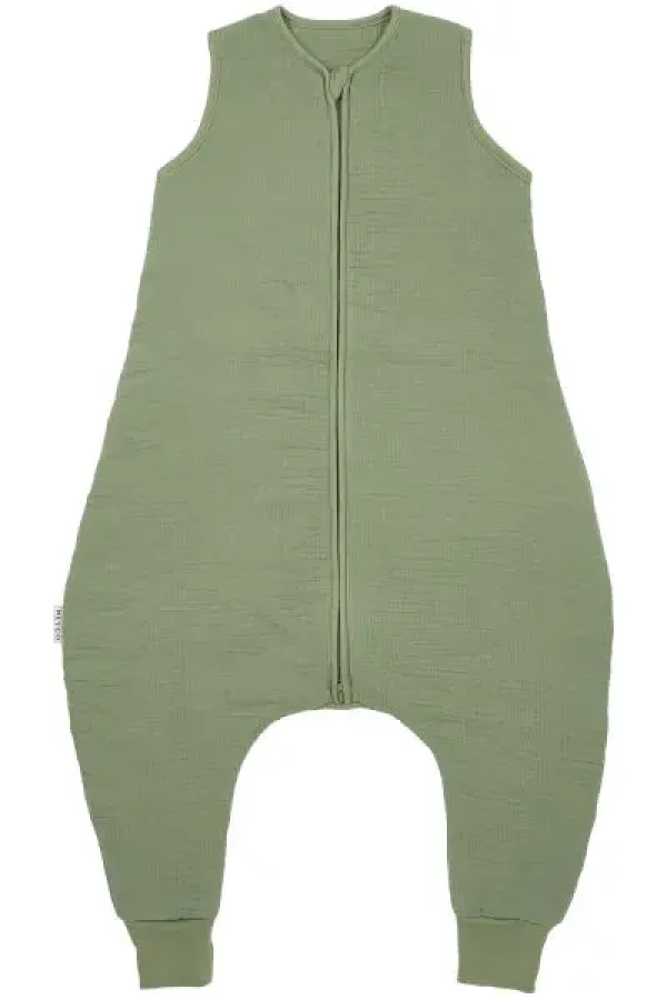Zimní mušelínový Jumper 80 cm - Olive green