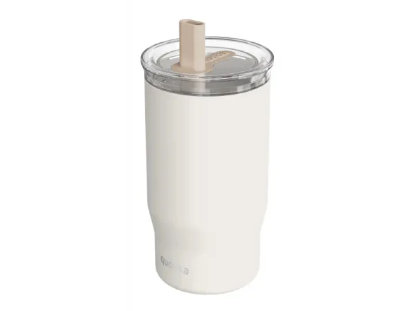 Quokka Nerezový termohrnek s brčkem Mist Ivory 720 ml