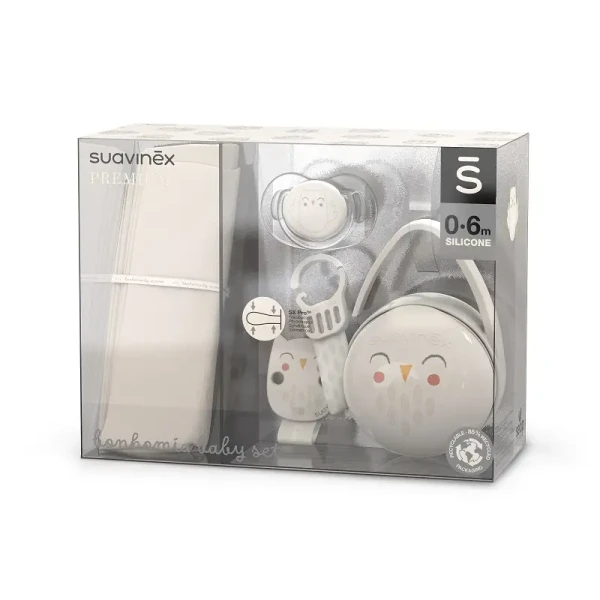 SUAVINEX | DÁRKOVÝ BABY SET BONHOMIA - bílý