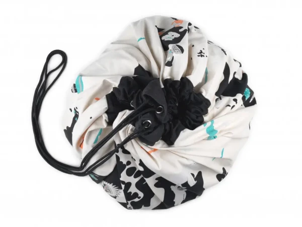 Play&Go vak na hračky Worldmap Black