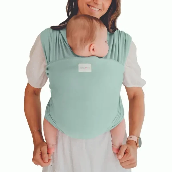 Babylonia Nosítko TRICOT-SLEN ORGANIC Sage Green