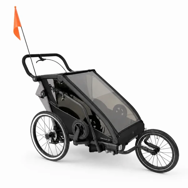 MUUVO Kočík športový, na behanie a za bicykel Trail 3v1 Grey