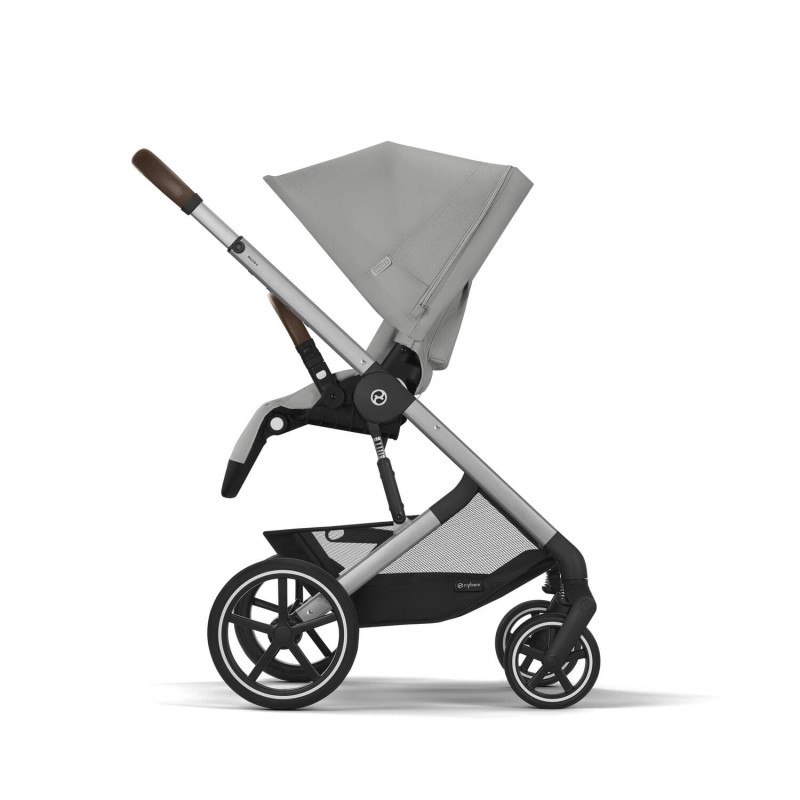 CYBEX BALIOS S LUX Stone Grey - silver rám 2025