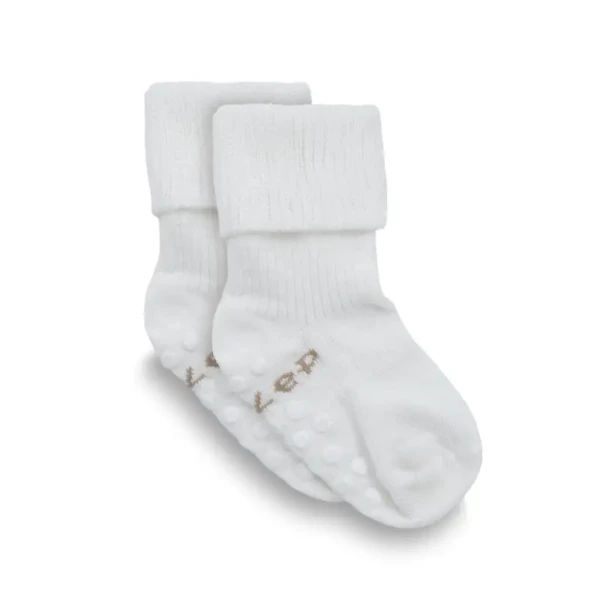 KipKep Dětské ponožky Stay-on-Socks ANTISLIP 18-24m 1pár Off White